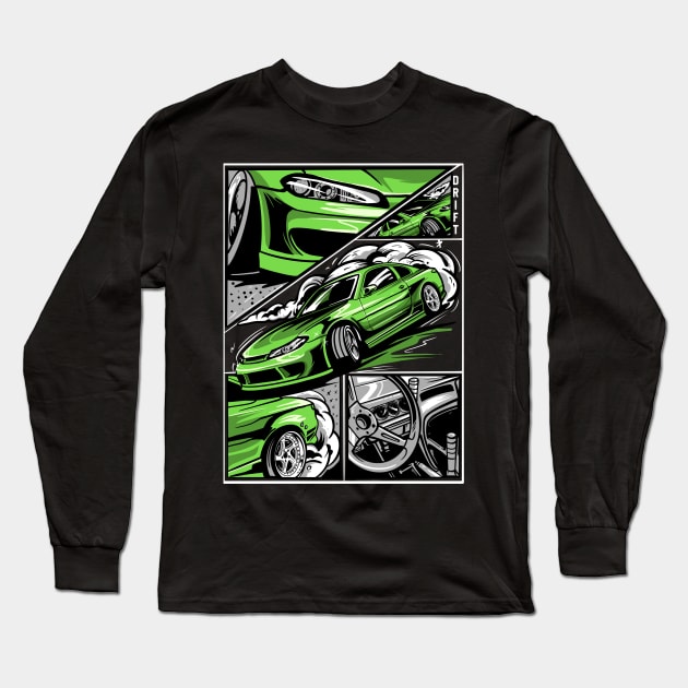 Silvia s15 drift Long Sleeve T-Shirt by RYZWORK